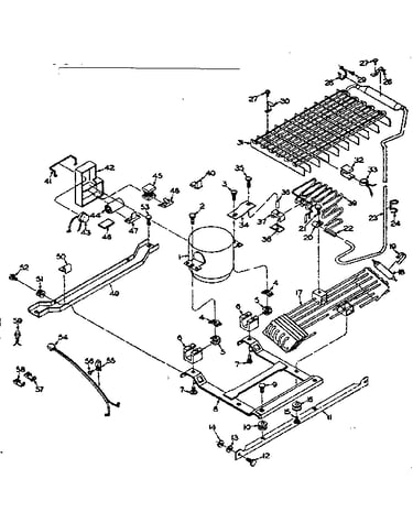 Refrigerator unit parts