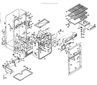 Kenmore 106S14E-1 cabinet parts diagram