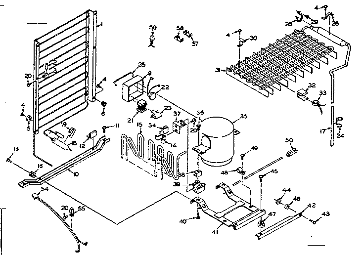 Unit parts (models 106.s12e-1 and 106.s12el-1)