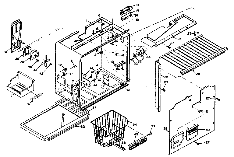 Refrigerator freezer parts