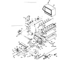 Kenmore 106S13GIMLY refrigerator automatic ice maker parts diagram