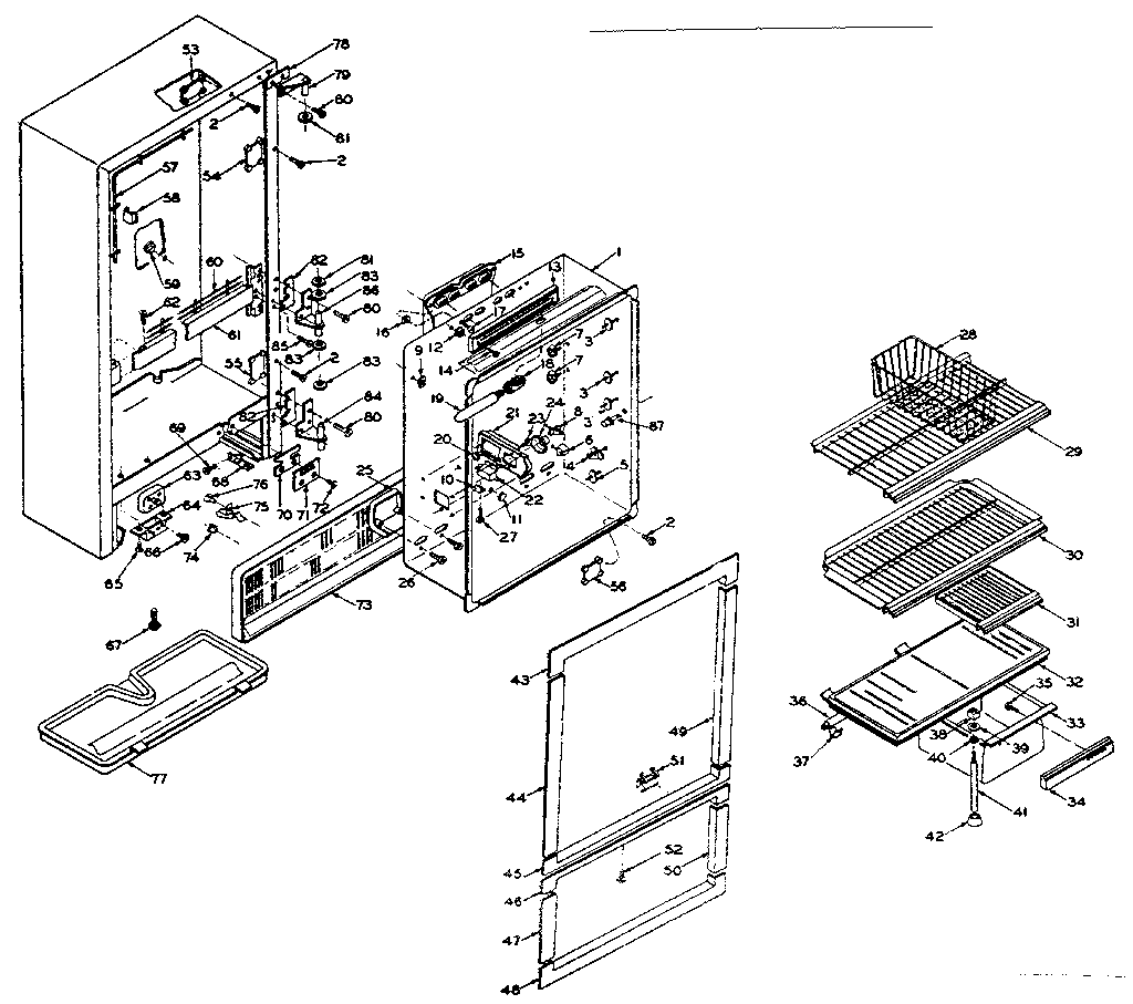 Cabinet parts