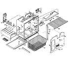 Kenmore 106S14F freezer section parts diagram