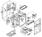 Kenmore 106T12EX cabinet parts diagram