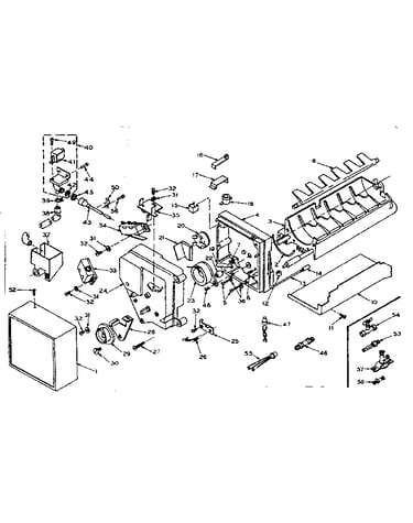 Automatic ice maker parts