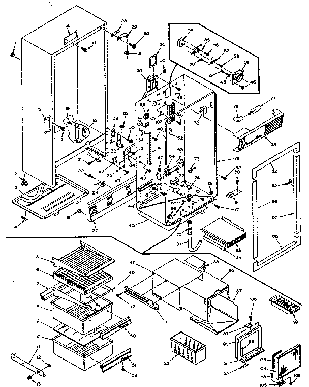 Cabinet parts