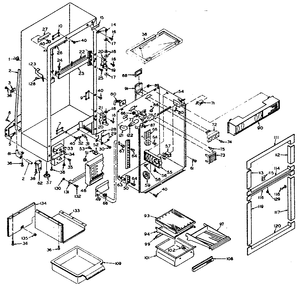 Cabinet parts