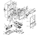 Kenmore 106T15GIM cabinet parts diagram