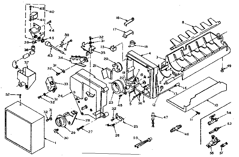 Automatic ice maker parts