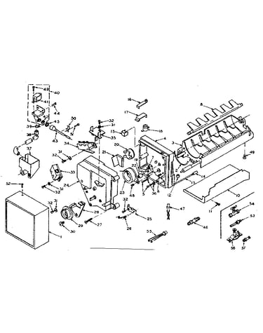 Automatic ice maker parts