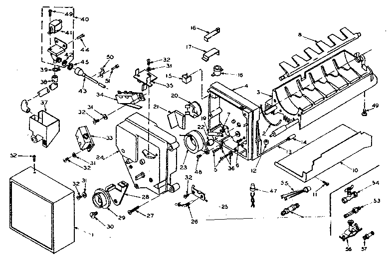 Automatic ice maker parts