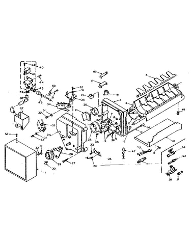 Automatic ice maker parts