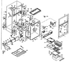 Kenmore 106T16EL1 cabinet parts diagram