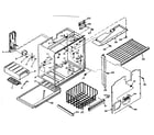 Kenmore 106T16GL freezer section parts diagram