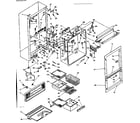 Kenmore 106T16G1 cabinet parts diagram