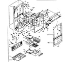 Kenmore 106T16G2 cabinet parts diagram