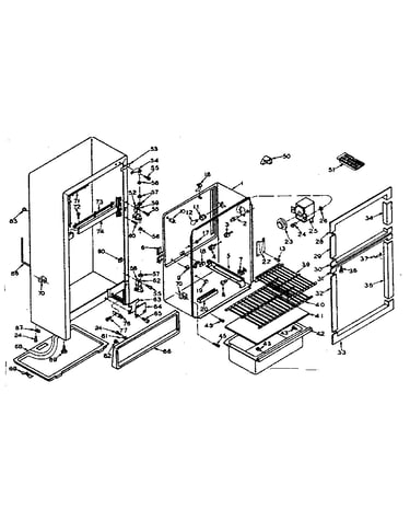 Refrigerator cabinet