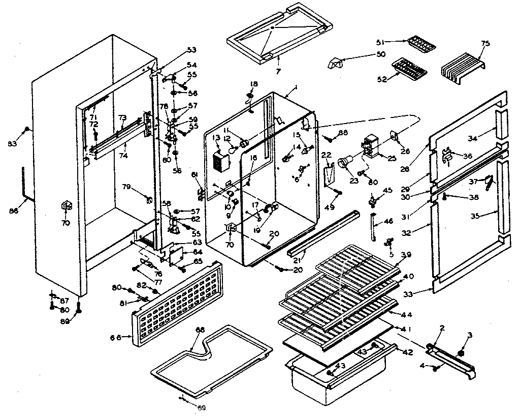 Cabinet parts