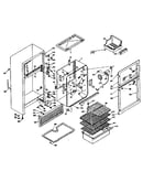 Refrigerator cabinet parts