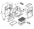 Kenmore 106U14DSL cabinet parts diagram