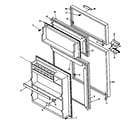 Kenmore 106U14DSL refrigerator door parts diagram