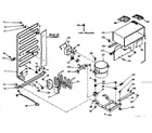 Kenmore 106U14DS refrigerator unit parts diagram