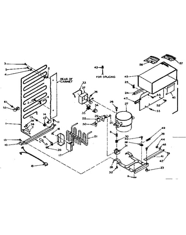 Refrigerator unit parts