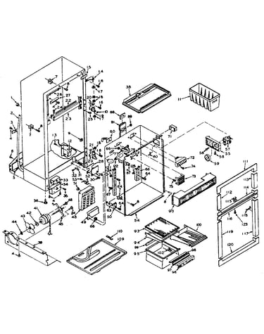 Refrigerator cabinet