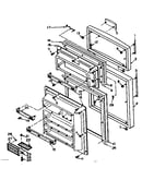 Refrigerator door parts