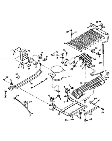 Refrigerator unit parts