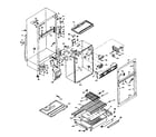 Kenmore 106U14ESL1 cabinet parts diagram