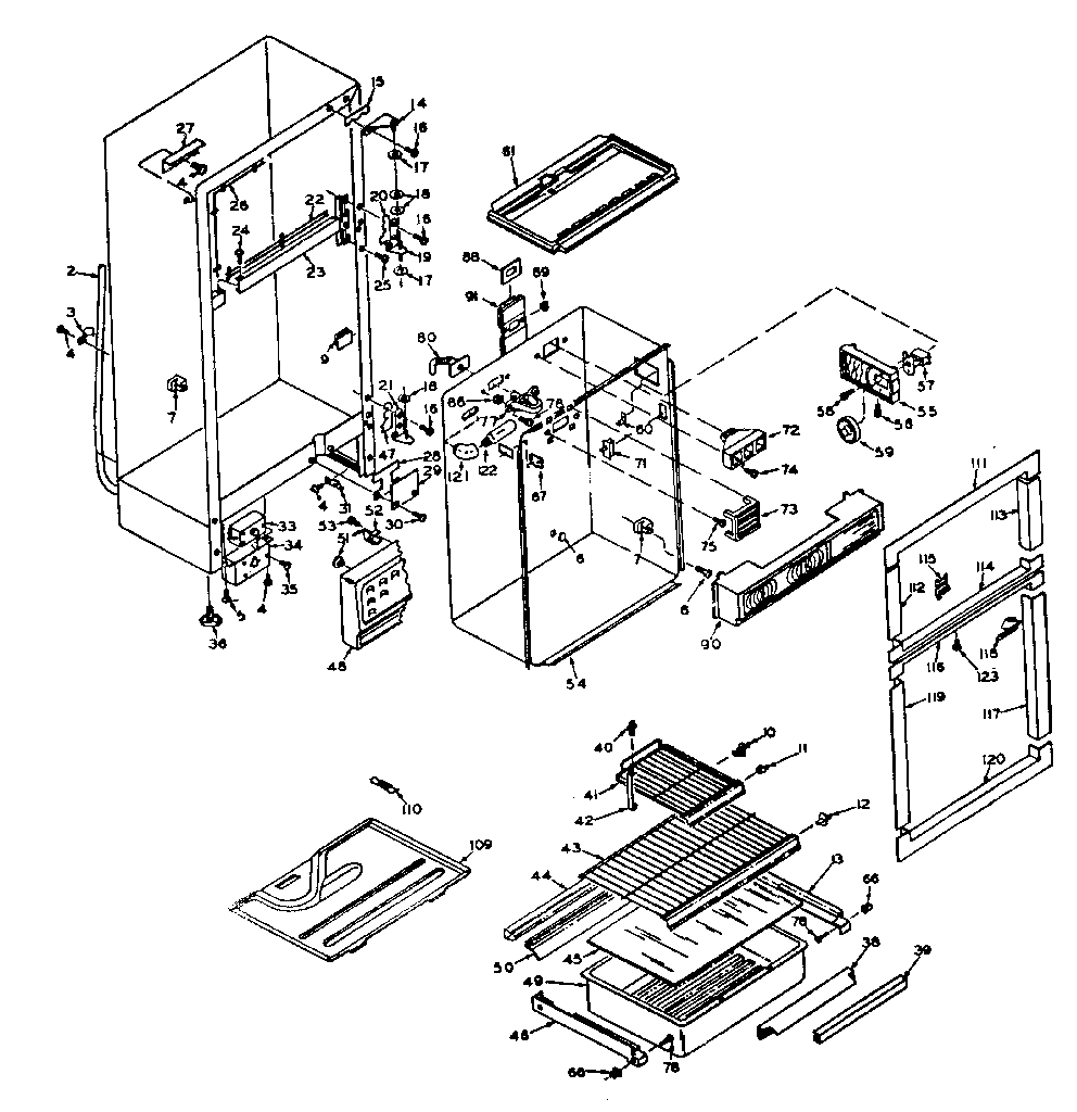 Cabinet parts