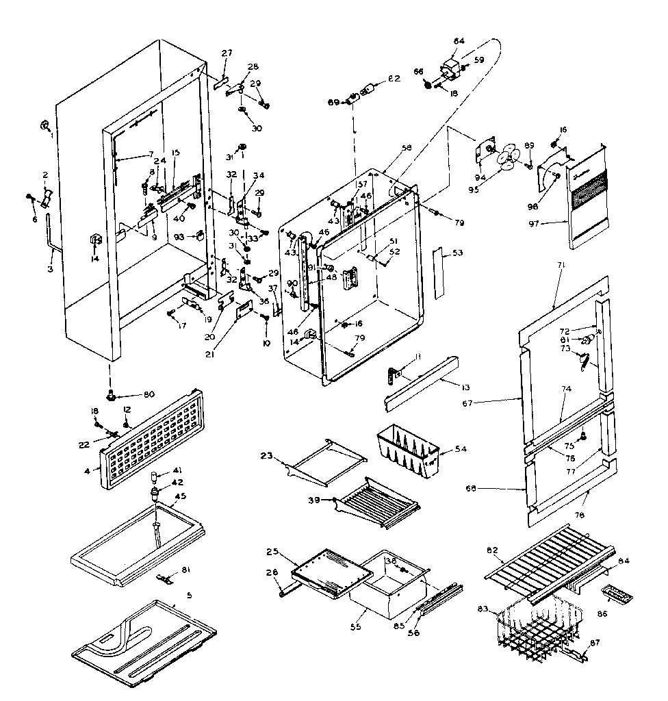 Cabinet parts
