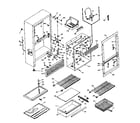 Kenmore 106U14FSIM refrigerator cabinet parts diagram