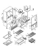Refrigerator cabinet parts