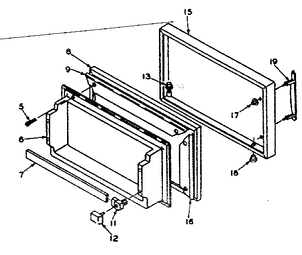 Refrigerator door parts