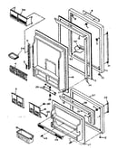 Refrigeration door parts