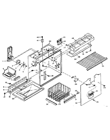 Freezer section parts