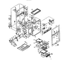 Kenmore 106U16EL2 cabinet parts diagram