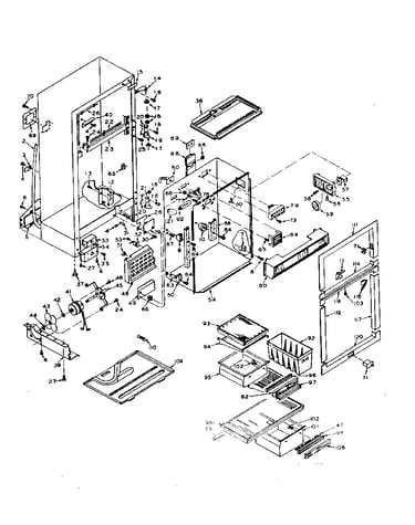 Refrigerator cabinet