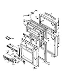 Refrigerator door parts