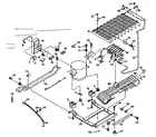Kenmore 106U16EIM refrigerator unit parts diagram