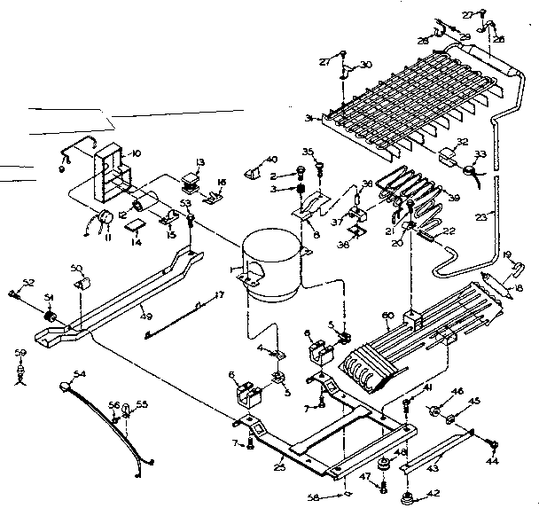 Refrigerator unit parts