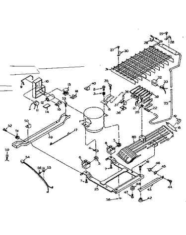 Refrigerator unit parts