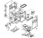 Kenmore 106U16EIML1 cabinet parts diagram