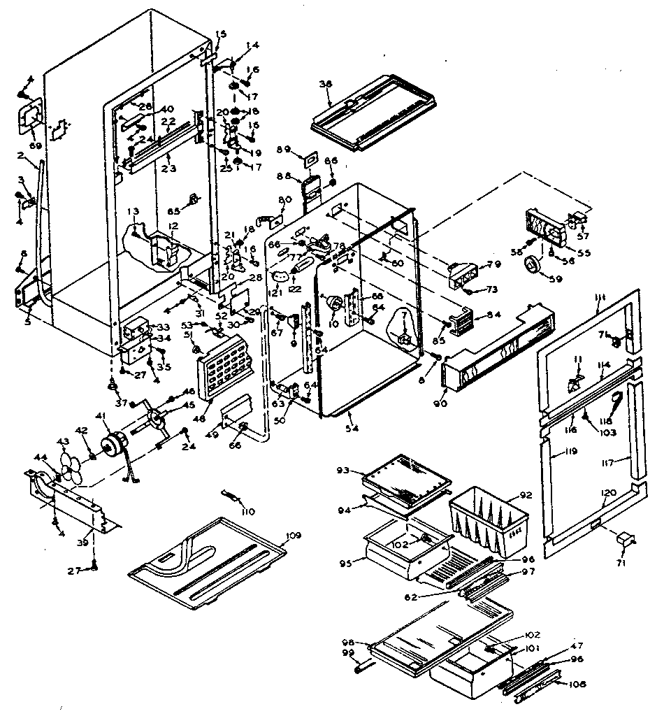 Cabinet parts