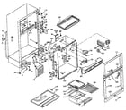 Kenmore 106U16ES2 cabinet parts diagram