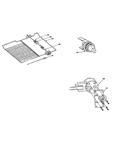 Thermostat,toggel switch and motor
