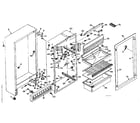 Kenmore 106W11A cabinet parts diagram