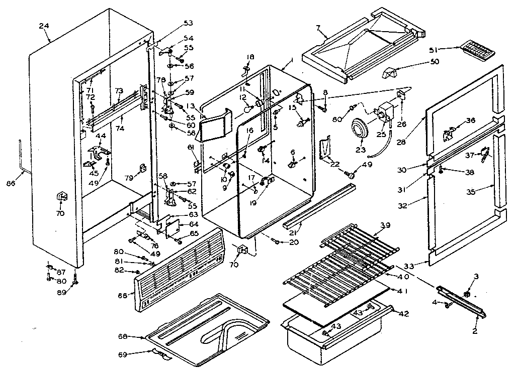 Cabinet parts